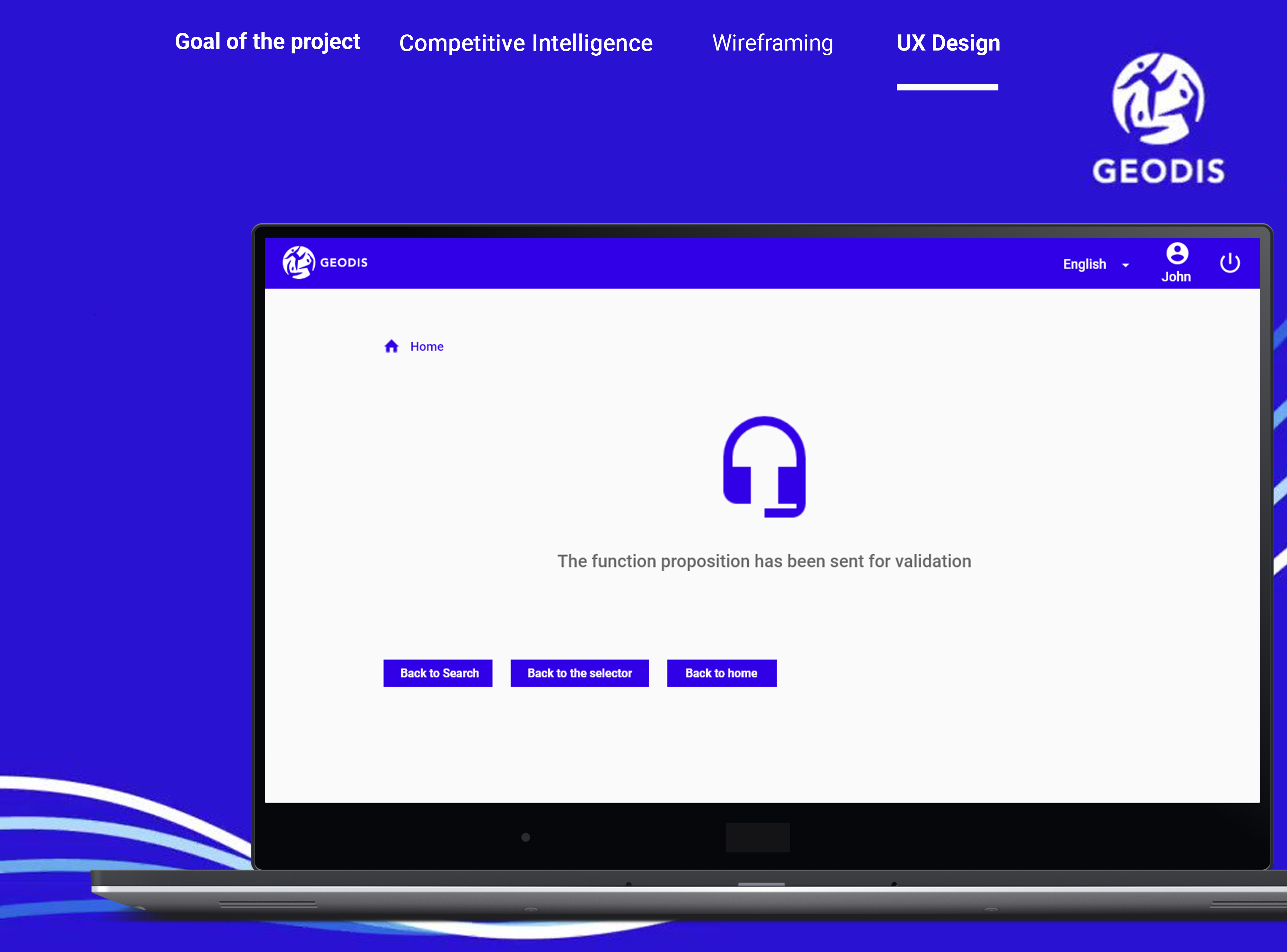 Validation feedback